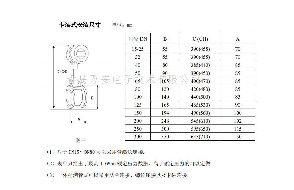 熱式氣體質量香蕉网在线视频免费尺寸圖(圖3)